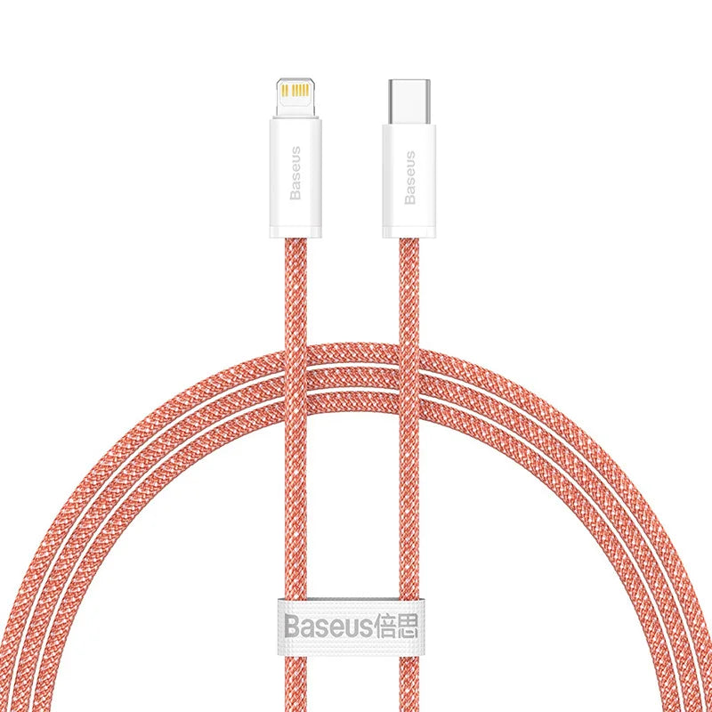 Baseus USB C Cable For IPhone 14 13 12 11 pro Max Xs Plus 20W Fast Charging Cable Type C Date Wire For ipad Macbook