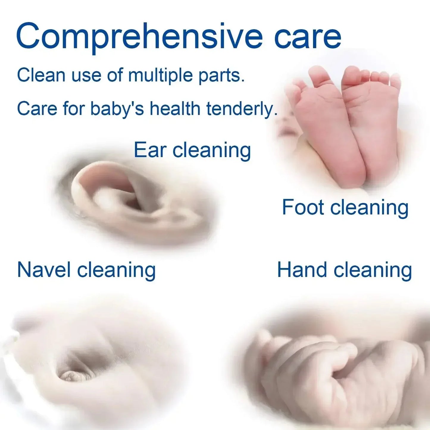 Hisopos para Bebés – 5 Paquetes de 100 Unidades