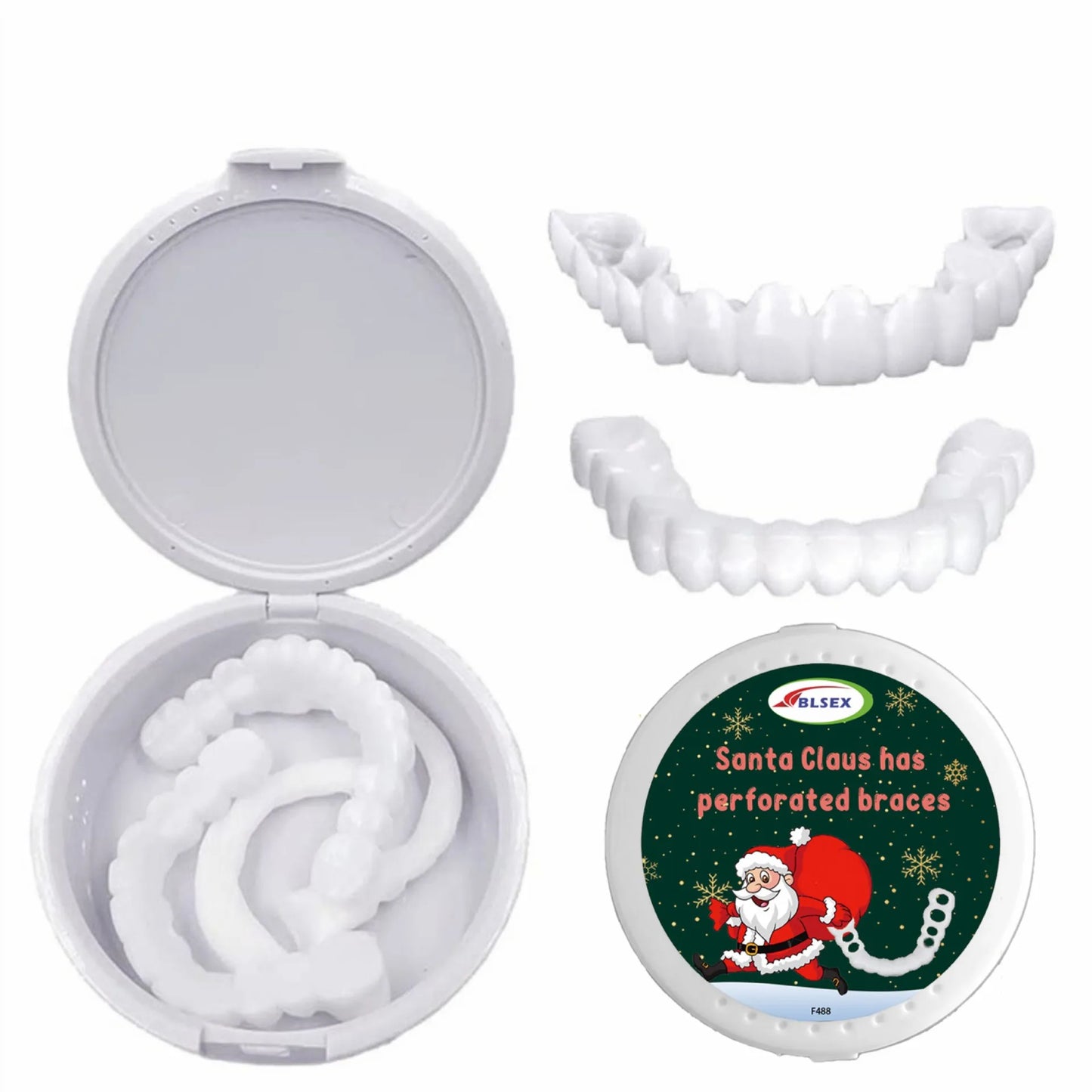 Carilla Dental Temporal – Cubierta Estética para Dientes, Blanqueadora y de Ajuste Perfecto