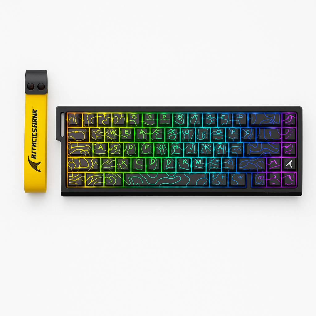 Attack Shark X68 HE – Teclado Gamer 60% Magnético con Respuesta 8KHz y RGB