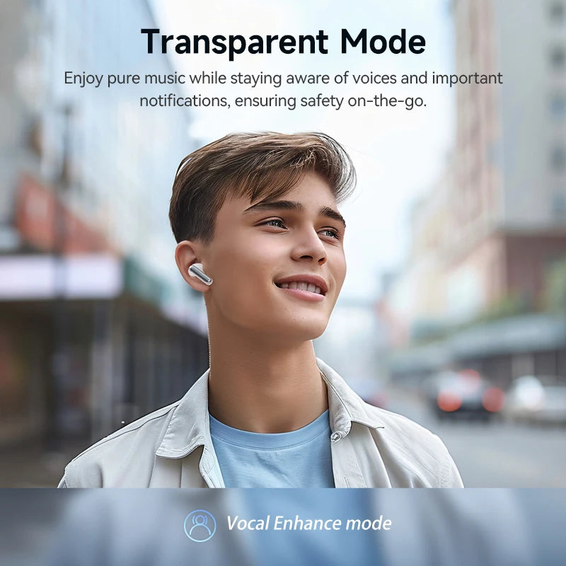 QCY Melobuds N50 – Earbuds Bluetooth 5.4 con Cancelación de Ruido y Llamadas AI