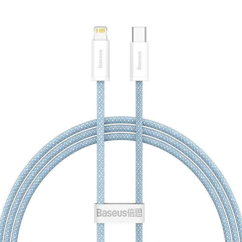 Baseus USB C Cable For IPhone 14 13 12 11 pro Max Xs Plus 20W Fast Charging Cable Type C Date Wire For ipad Macbook
