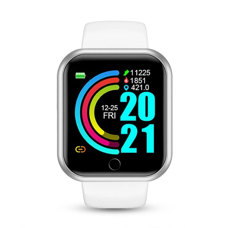 Reloj Inteligente con Control de Música, Llamadas y Fitness – Compatible con Android/iOS
