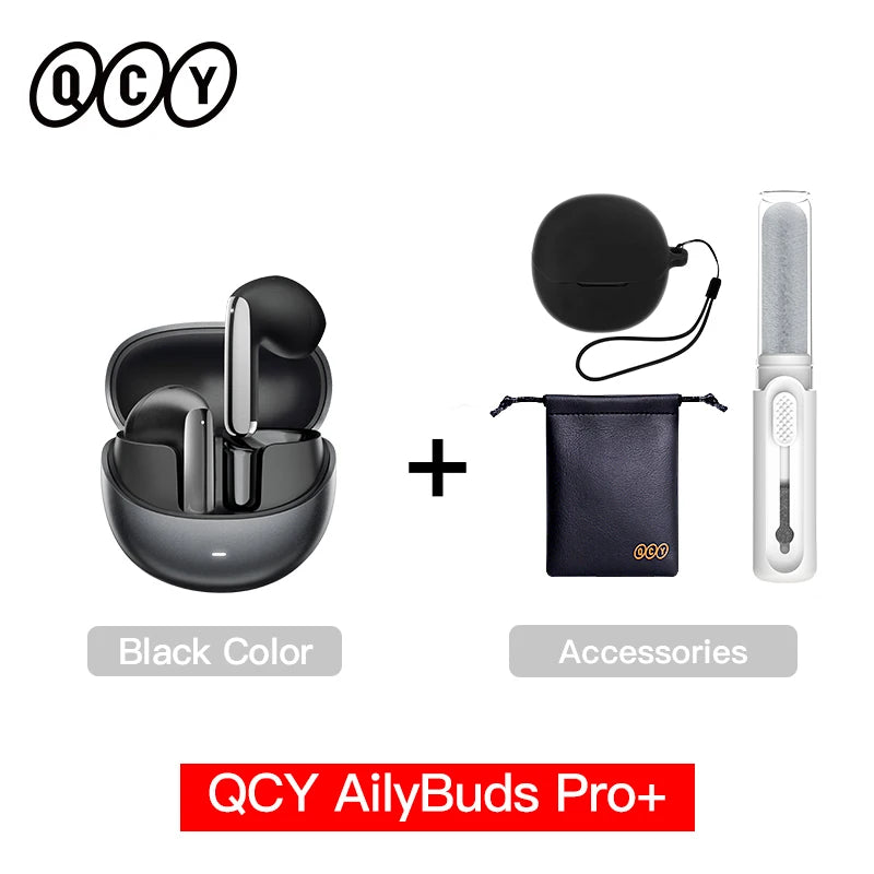 QCY HT10 AilyBuds Pro+ – Auriculares Inalámbricos ANC con Audio Hi-Res LDAC y Bluetooth 5.3