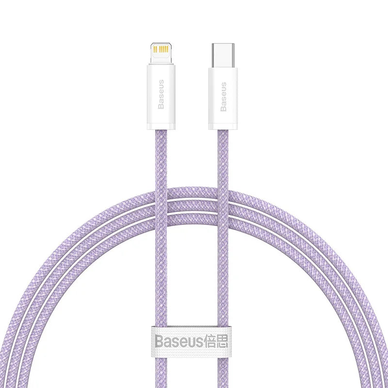 Baseus USB C Cable For IPhone 14 13 12 11 pro Max Xs Plus 20W Fast Charging Cable Type C Date Wire For ipad Macbook