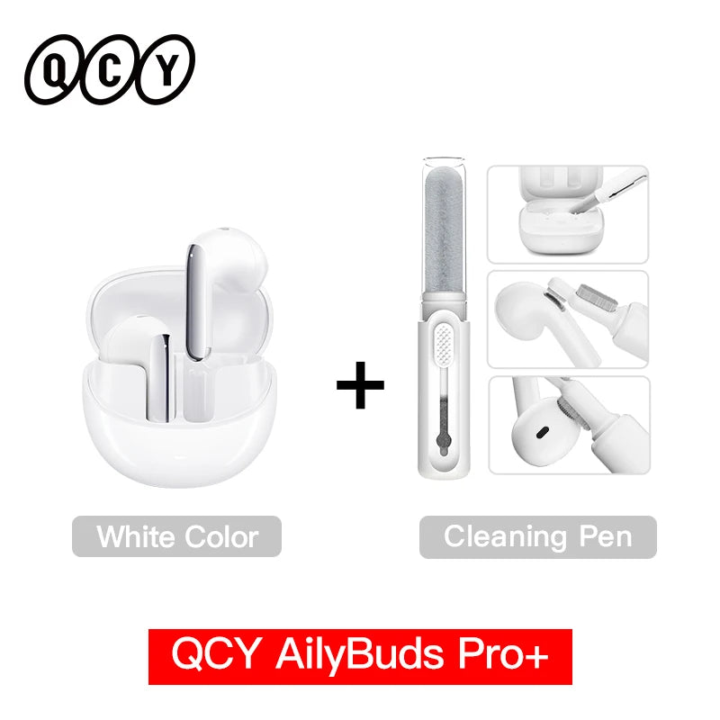 QCY HT10 AilyBuds Pro+ – Auriculares Inalámbricos ANC con Audio Hi-Res LDAC y Bluetooth 5.3