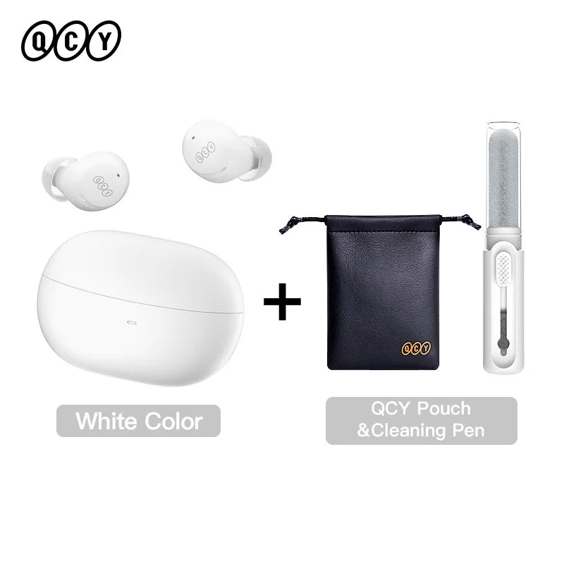 QCY HT07 – Earbuds Inalámbricos Bluetooth 5.2 con ANC 40dB y Micrófonos AI