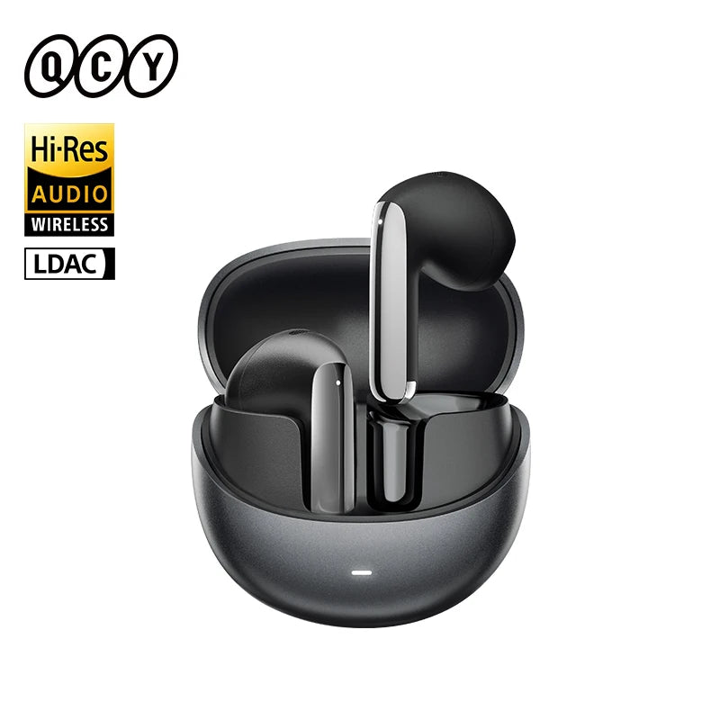 QCY HT10 AilyBuds Pro+ – Auriculares Inalámbricos ANC con Audio Hi-Res LDAC y Bluetooth 5.3