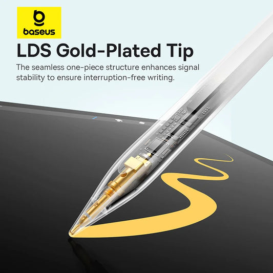 Baseus 3rd Gen Stylus Pen for iPad Wired Charging Stylus Active Tilt Sensitivity Version With Type-C Cable and Active Tip