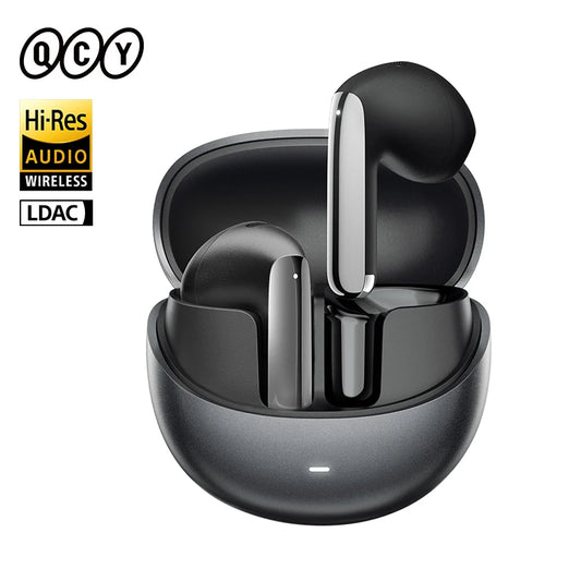 QCY HT10 AilyBuds Pro+ – Auriculares Inalámbricos ANC con Audio Hi-Res LDAC y Bluetooth 5.3