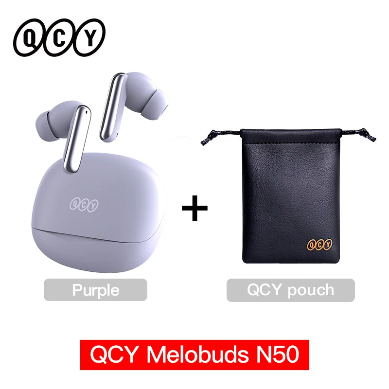 QCY Melobuds N50 – Earbuds Bluetooth 5.4 con Cancelación de Ruido y Llamadas AI