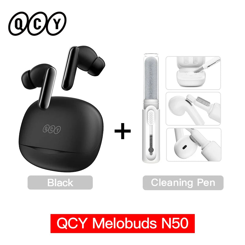 QCY Melobuds N50 – Earbuds Bluetooth 5.4 con Cancelación de Ruido y Llamadas AI