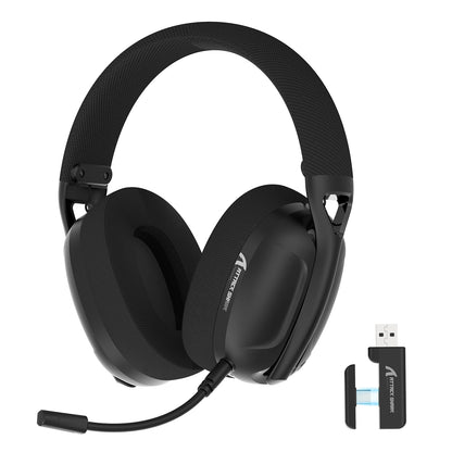 Attack Shark L80 – Headset Gamer Tri-Modo con Sonido Envolvente 5.1 y Micrófono Desmontable