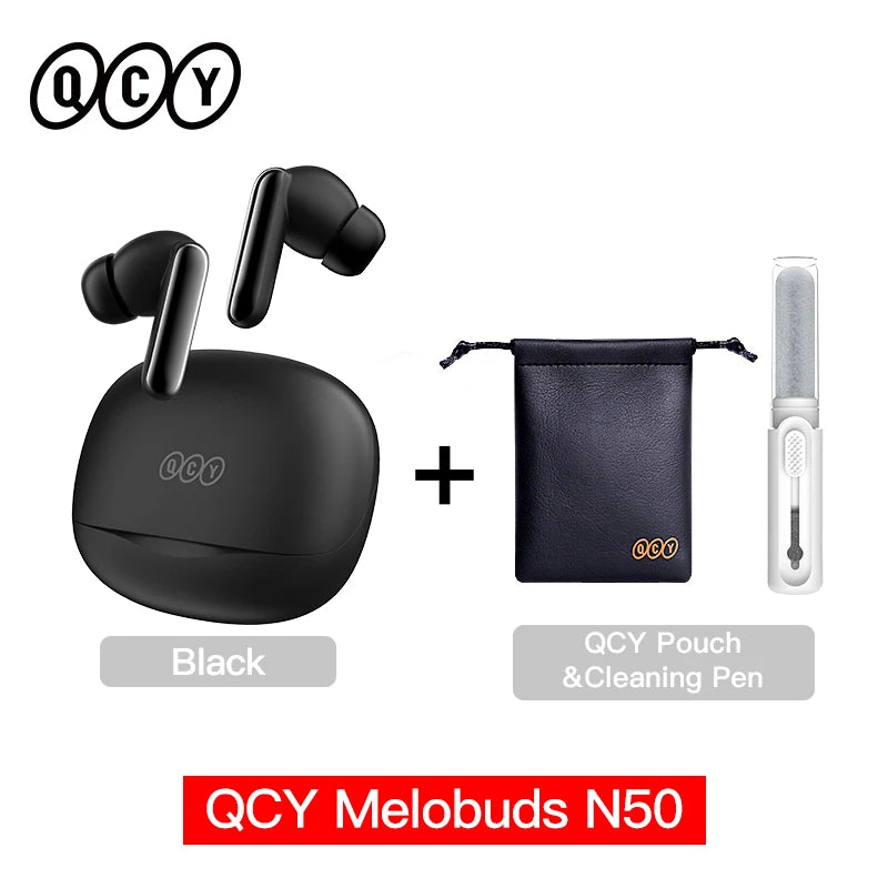 QCY Melobuds N50 – Earbuds Bluetooth 5.4 con Cancelación de Ruido y Llamadas AI
