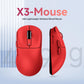 Attack Shark X3/X3PRO 4K/8K Tri-mode Gaming Mouse, PixArt PAW3395 Sensor, 26K DPI, 49g Ultralight,BT/2.4G Wireless/Wired,for PC