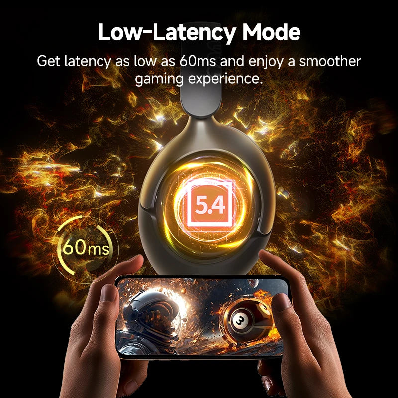 QCY H3 Pro – Headset Inalámbrico Hi-Res con Cancelación Activa de Ruido 50dB y Audio LDAC