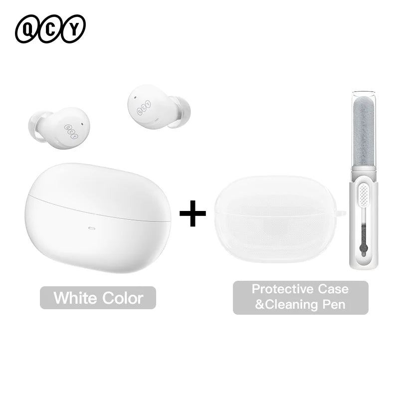 QCY HT07 – Earbuds Inalámbricos Bluetooth 5.2 con ANC 40dB y Micrófonos AI