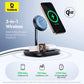 Baseus 22.5W 3-in-1 Wireless Charger Stand Qi2 15W Magnetic Fast Charging TEC Cooling For iPhone 16 15 14 AirPods Apple Watch