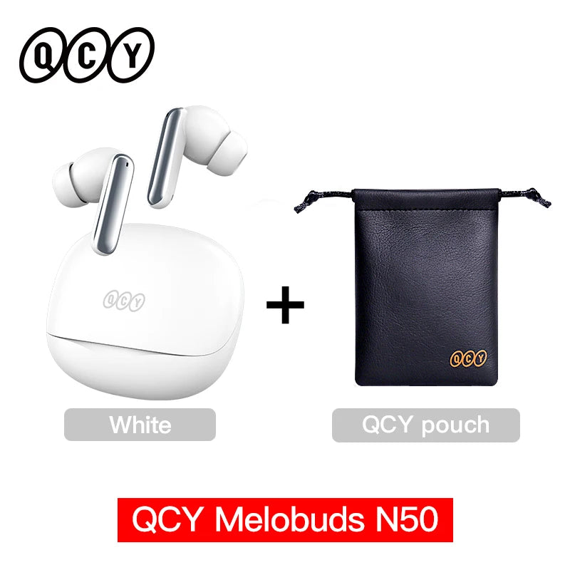 QCY Melobuds N50 – Earbuds Bluetooth 5.4 con Cancelación de Ruido y Llamadas AI