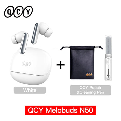 QCY Melobuds N50 – Earbuds Bluetooth 5.4 con Cancelación de Ruido y Llamadas AI