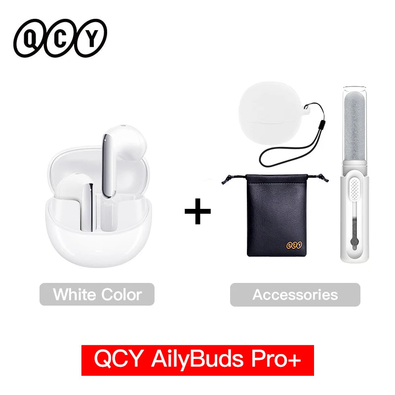 QCY HT10 AilyBuds Pro+ – Auriculares Inalámbricos ANC con Audio Hi-Res LDAC y Bluetooth 5.3