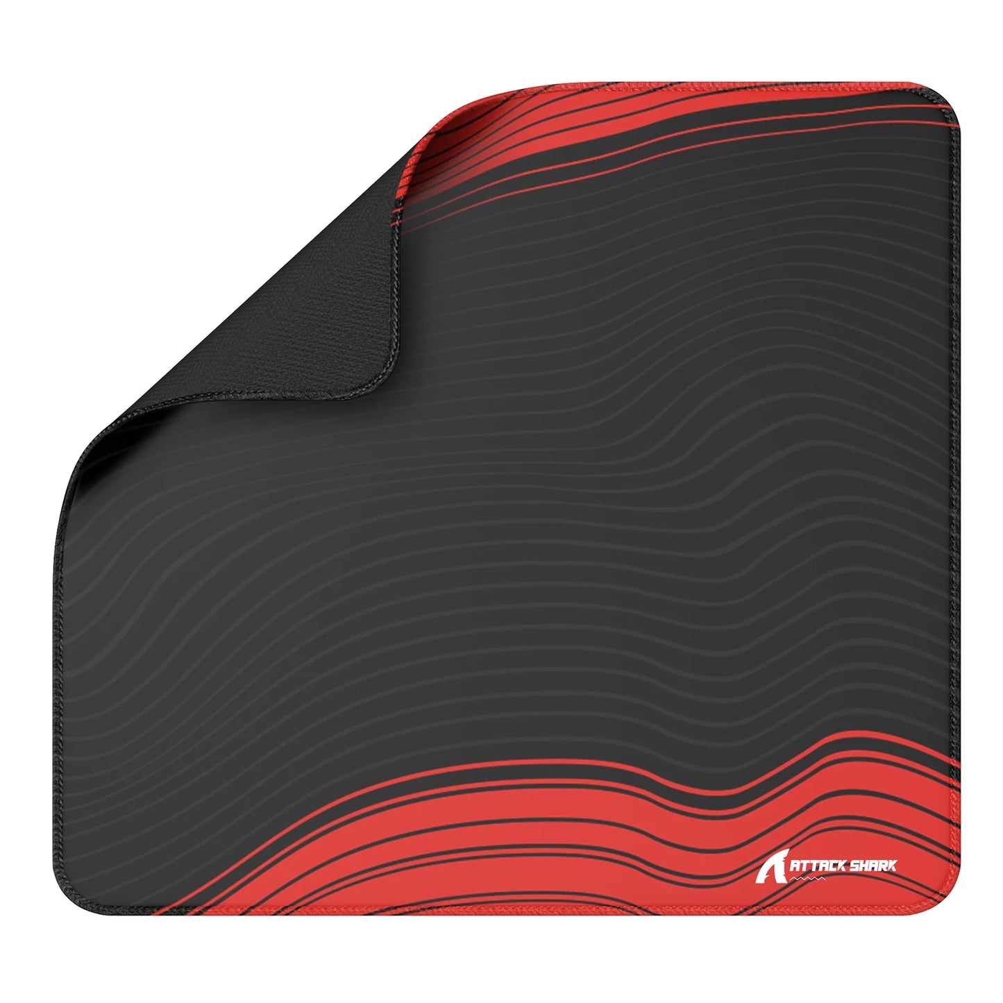Attack Shark Large eSport Gaming Mousepad, Textured Smooth Surface, Non-slip Rubber Base, Anti-Fray Edge Stitching, 450x400x4mm