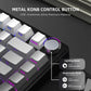 Attack Shark X85 – Teclado Mecánico 75% Tri-Modo con Perilla CNC, RGB y Switch Hot-Swap