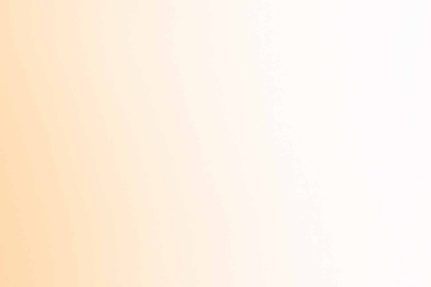 gere um fundo laranja bem claro com branco gradiente